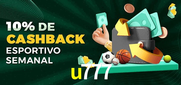 10% de bônus de cashback na u777